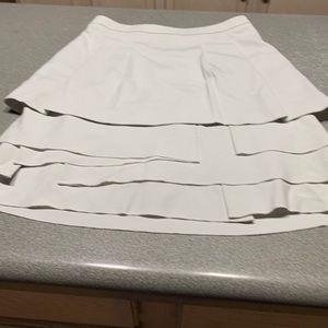 BCBGMAXAZRIA Gray miniskirt layered